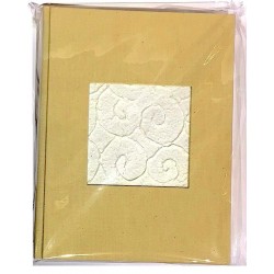 ALBUM CHIC cartastella FATTO A MANO 24 x 31 cm IN ITALIA hand made CANAPA porta foto SPIRALI