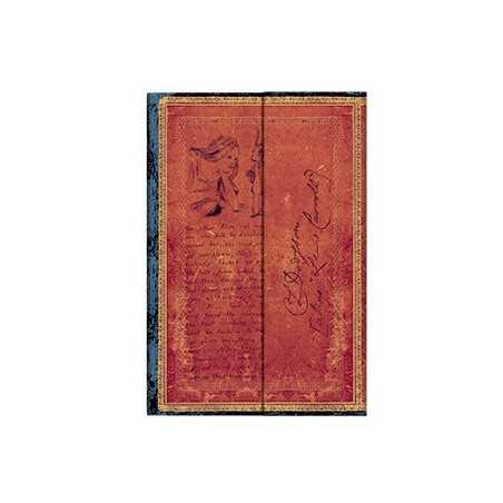 Diario a righe LEWIS CARROLL ALICE mini cm 10x14 - PAPERBLANKS 176 pagine NEL PAESE DELLE MERAVIGLIE