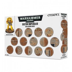 SECTOR IMPERIALIS round bases 32 mm - 60 basette tonde Citadel Warhammer 40.000