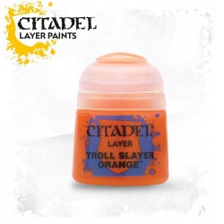 TROLL SLAYER ORANGE Citadel paint colore acrilico layer 12 ml Warhammer Games Workshop
