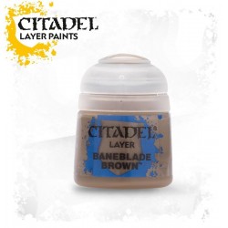 BANEBLADE BROWN Citadel paint colore acrilico layer 12 ml Warhammer Games Workshop