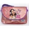 TRACOLLINA pochette BORSA TRACOLLA rosa VIOLETTA neceser REGOLABILE staccabile DISNEY bottone