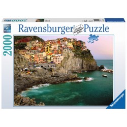 PUZZLE ravensburger CINQUE TERRE 2000 pezzi ORIGINALE 98x75cm