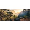 PUZZLE ravensburger IL PARCO YOSEMITE 1000 pezzi PANORAMA 98 x 38 cm 10 NATURE EDITION