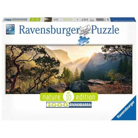 PUZZLE ravensburger IL PARCO YOSEMITE 1000 pezzi PANORAMA 98 x 38 cm 10 NATURE EDITION