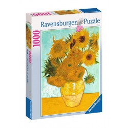 PUZZLE Ravensburger VAN GOGH vaso di girasoli 1000 PEZZI 50 x 70 cm ORIGINALE