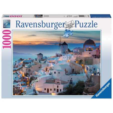 PUZZLE Ravensburger SERATA A SANTORINI originale 1000 PEZZI 50 x 70 cm SOFT CLICK