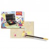 SCATOLA DEI COLORI 47 pezzi VALIGETTA DA COLORARE set per disegnare DJECO kit DJ08797 età 5+