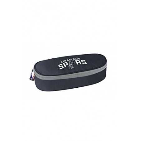 ASTUCCIO ovale NBA Panini SPURS basket 2018 scuola NERO originale