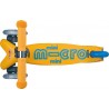 MONOPATTINO Mini Micro DELUXE ALBICOCCA APRICOT originale 3 RUOTE TRASPARENTI età 2+