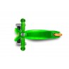 MONOPATTINO Mini Micro LED mono pattino 3 RUOTE originale VERDE le ruote si illuminano 2+