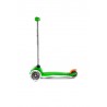 MONOPATTINO Mini Micro LED mono pattino 3 RUOTE originale VERDE le ruote si illuminano 2+