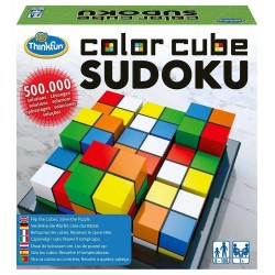 COLOR CUBE SUDOKU Think Fun GIOCO DI LOGICA rompicapo COLORI 500000 soluzioni 3X3 età 8+