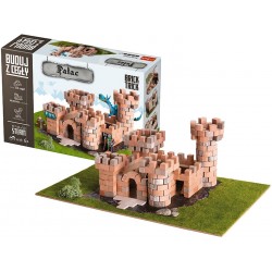 BUILD WITH BRICKS brick tricks CASTELLO MEDIEVALE Trefl KIT MODELLISMO mattoni veri SET età 6+
