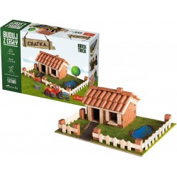 BUILD WITH BRICKS brick tricks VILLETTA COTTAGE Trefl KIT MODELLISMO mattoni veri SET età 6+