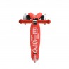 MONOPATTINO Mini Micro DELUXE ROSSO originale 3 RUOTE TRASPARENTI età 2+