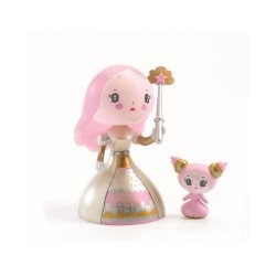 CANDY & LOVELY principesse ARTY TOYS action figure DJECO in resina DJ06781 snodabile MINIATURA età 4+