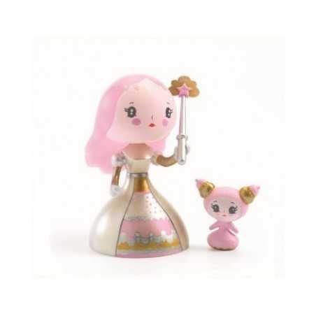 CANDY & LOVELY principesse ARTY TOYS action figure DJECO in resina DJ06781 snodabile MINIATURA età 4+
