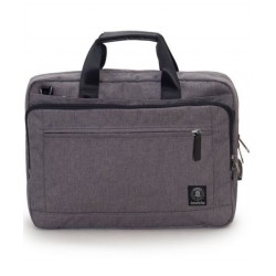 BUSINESS BAG carry on GRIGIO CHIARO invicta UFFICIO borsa CON MANICI porta computer 13"