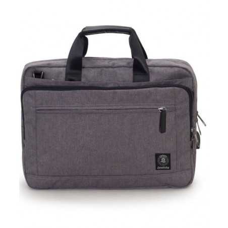 BUSINESS BAG carry on GRIGIO CHIARO invicta UFFICIO borsa CON MANICI porta computer 13"