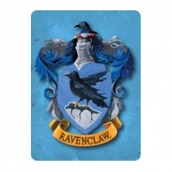 MAGNETE IN METALLO gadget HARRY POTTER ravenclaw CORVONERO stemma BLU GUT - 1