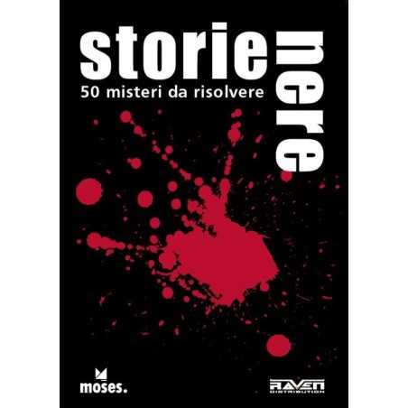 STORIE NERE 50 misteri da risolvere COMPLICATI E MACABRI Raven GIOCO DI CARTE rompicapo 12+ Raven Distribution - 1