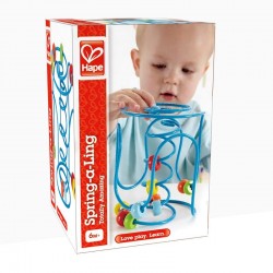 TRACCIATO SPRING A LING in metallo e legno HAPE circuito E1800 gioco LABIRINTO età 6 mesi + Hape - 1