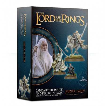 GANDALF IL BIANCO E PEREGRINO TUK miniature Middle Earth Signore degli Anelli Games Worshop Games Workshop - 1