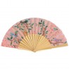 VENTAGLIO eventail GIARDINO FIORITO in legno DJECO carta ACCESSORI d'estate ROSA età 4+ Djeco - 1