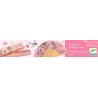 VENTAGLIO eventail GIARDINO FIORITO in legno DJECO carta ACCESSORI d'estate ROSA età 4+ Djeco - 2