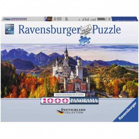 PUZZLE ravensburger CASTELLO NEUSCHWANSTEIN 1000 pezzi BAVIERA originale 50 x 70 cm Ravensburger - 1