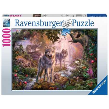 PUZZLE ravensburger LUPI D'ESTATE 1000 pezzi SUMMER WOLVES originale 50 x 70 cm Ravensburger - 1