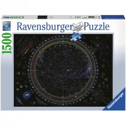 PUZZLE ravensburger UNIVERSO softclick 1500 PEZZI map of the universe 80 X 60 CM