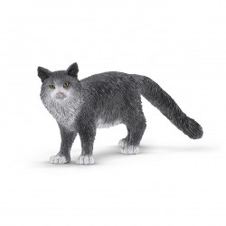 GATTO MAINE COON animali in resina SCHLEICH miniature 13893 Farm World GATTI età 3+ Schleich - 1