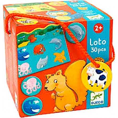 LOTO tombola ANIMALI in cartone 30 PEZZI gioco DJECO lotto DJ08120 età 2+ Djeco - 1