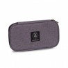 FLAT PENCIL BAG invicta PORTAPENNE con zip ASTUCCIO office GRIGIO accessori elettronici ASTUCCIO Invicta - 1
