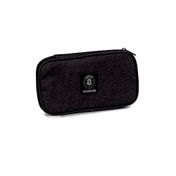 FLAT PENCIL BAG invicta PORTAPENNE con zip ASTUCCIO office NERO accessori elettronici ASTUCCIO Invicta - 1