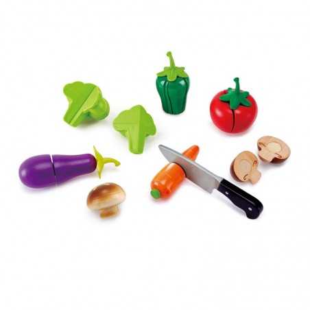 VERDURE DA ORTO 2019 garden vegetables HAPE gioco di imitazione IN LEGNO 8 pezzi E3161 età 3+ Hape - 1
