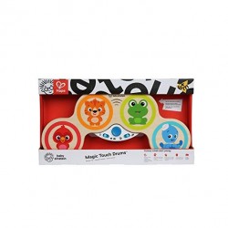 MAGIC TOUCH DRUMS gioco IN LEGNO strumento musicale HAPE elettronico 11650 baby einstein MUSICA età 6 mesi + Hape - 1