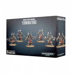 CHAOS SPACE MARINES TERMINATOR SQUAD Warhammer 40k armata 5 miniature Citadel