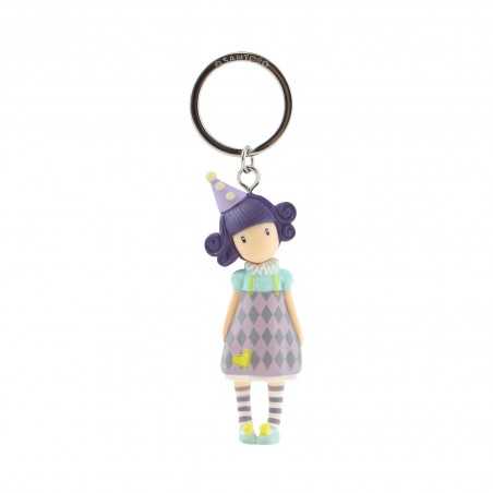 PORTACHIAVI keyring PIERROT gorjuss 631GJ11 santoro VIOLA london BAMBOLINA Gorjuss - 1