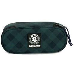 ASTUCCIO pencil bag LIP fantasy INVICTA scuola VERDE original 2019 seven PINE NEEDLE PLAID Invicta - 1