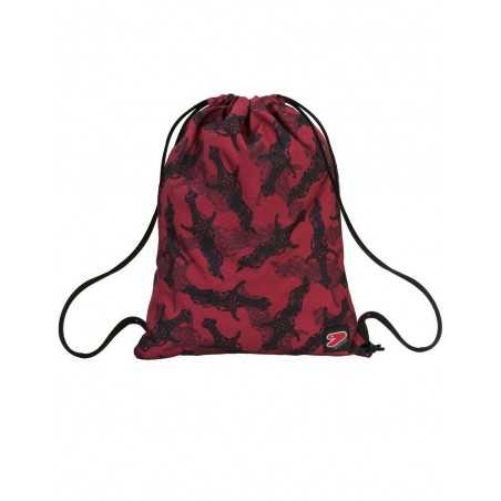 SOFT BACKPACK zaino DAGGER coulisse SACCA seven ROSSO chiusura a strozzo FANTASIA SEVEN - 1
