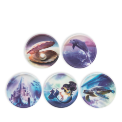 SET KLETTIES per il tuo zaino SIRENE Ergobag patelle intercambiabili 5 PEZZI MERMAIDS Ergobag - 1
