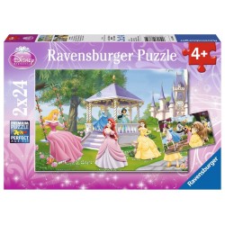 2 PUZZLE DA 24 PEZZI ravensburger INCANTEVOLI PRINCIPESSE disney 2 x 24 cod 08865 età 4+ Ravensburger - 1
