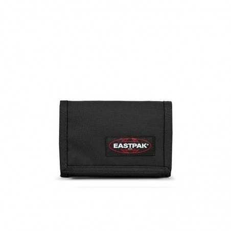 PORTAFOGLI eastpak CREW SINGLE nero BLACK zip EK371 classico 008 velcro EASTPAK - 1