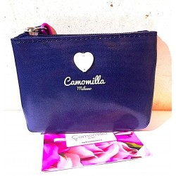 PORTAMONETE borsellino CAMOMILLA seven MILANO coin purse BLU ironiche SEVEN - 1
