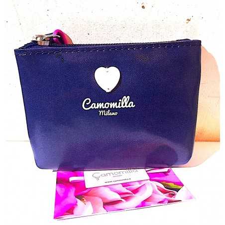 PORTAMONETE borsellino CAMOMILLA seven MILANO coin purse BLU ironiche SEVEN - 1