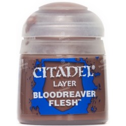 BLOODREAVER FLESH colore LAYER citadel 12ML acrilico MARRONE opaco Games Workshop - 1