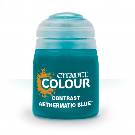 AETHERMATIC BLUE colore CONTRAST citadel BLU base ombreggiatura lumeggiatura 18ML Games Workshop - 1